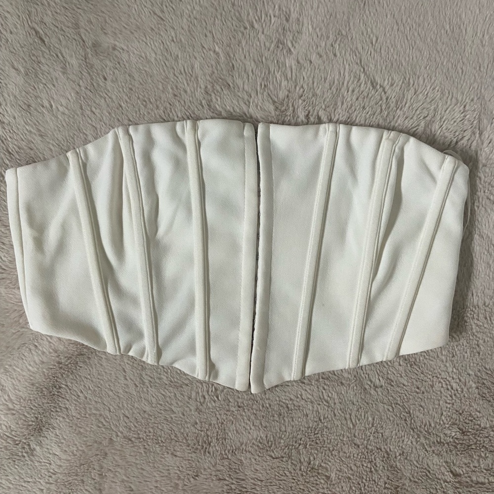 White corset top, Princess Polly